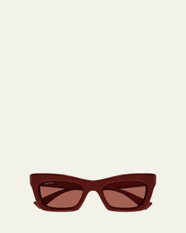 Logo Acetate Cat-Eye Sunglasses